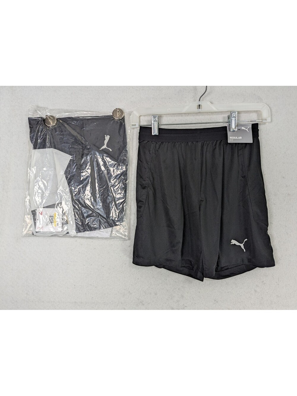 PUMA - TeamFinal 21 JR - Black - Youth - Knit Shorts - 2 Pack - Size M